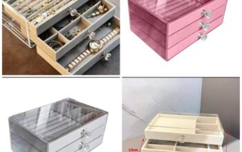 Jewelry Organizer with 3 Drawers