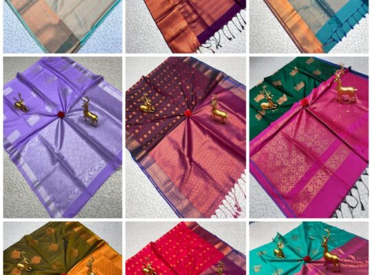 Fancy Soft Silk Bhutta Sarees