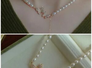 Korean fashion pearl necklace