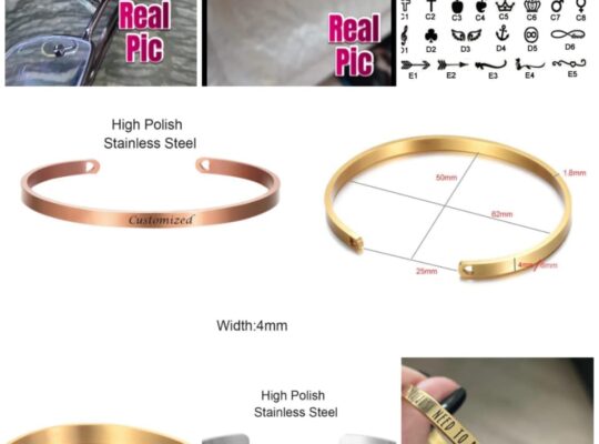 Customized name bangle