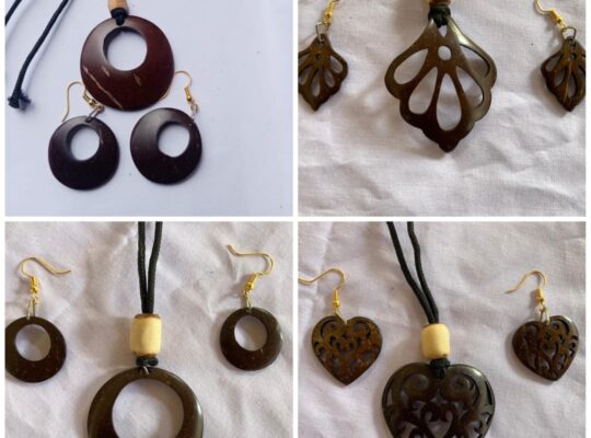 Coconut shell creative handmade necklace