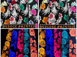 Printed Viscose Fabric