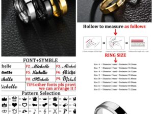 Customized name ring for men & woman