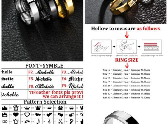 Customized name ring for men & woman